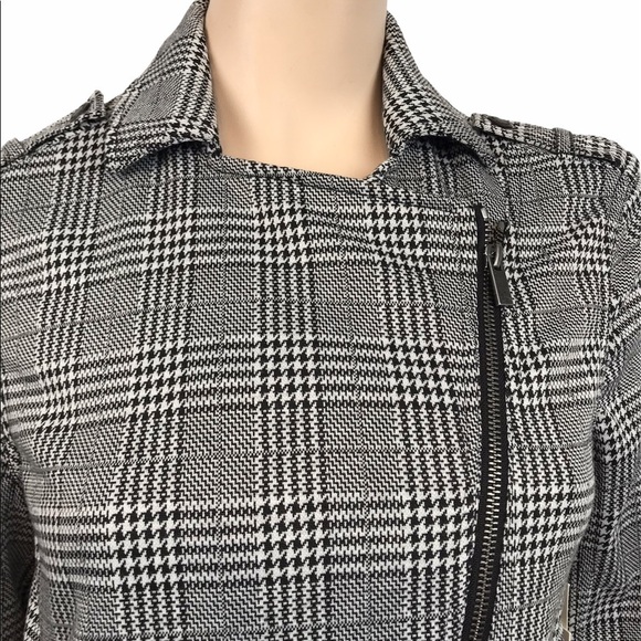 Two by Vince Camuto Women’s Size Small Plaid Zippered Blazer NWT - Picture 3 of 8